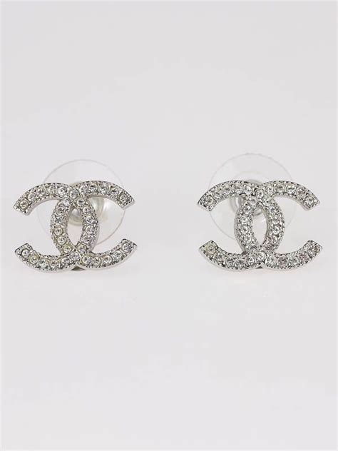 chanel stuf earrings|chanel swarovski earrings.